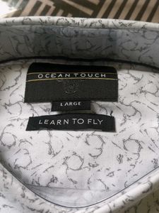 Ocean Touch Oxford Print Shirt