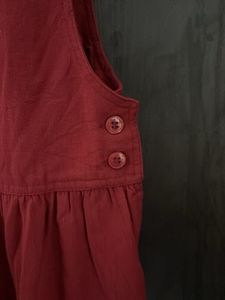 Maroon Sleeveless Dress
