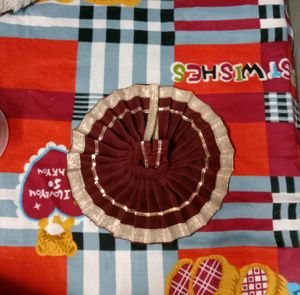 Beautiful Maroon Colour Laddu Gopal Dress With Topi