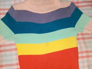 Striped Knit Top