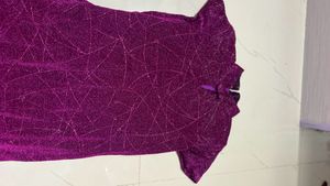 Unused Sparkly Burgundy Long Dress
