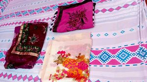 3sareeFloral &amp; Polka Dot Fabric Bundle