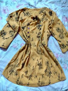 Floral Print Mini Dress