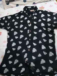 black and white,  short sleeve shirt