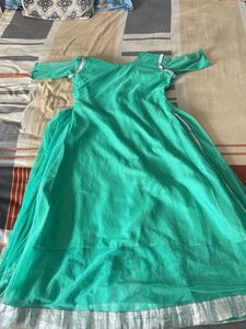 Green Ethnic Gown