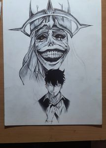 Solo Leveling Anime Pen Art .