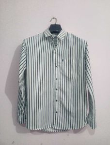 Striped Button-Down Shirt