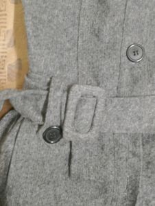 Wool Frock Onepiece With Belt