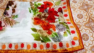 Floral Print Saree2