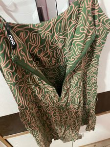 ONLY Green Print Dress