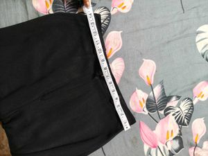 Wide Leg Jet Black Pants