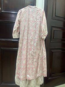 Pink Printed Kurta Set