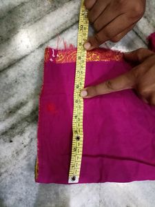 Pink Maggam Zardosi Work Blouse Like New