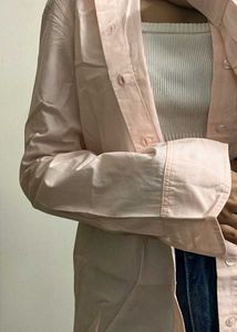 Peach Colored Overshirt/Shirt