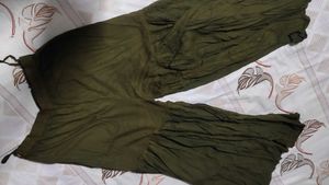 Olive Green Boho Skirt