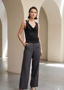 Black Sleeveless Tank Top