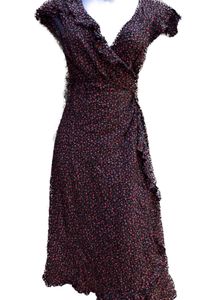 Floral Wrap Maxi Dress