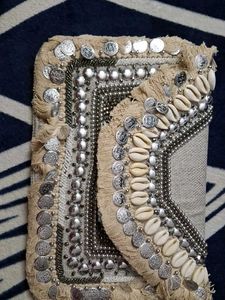 Boho Chic Embellished Clutch