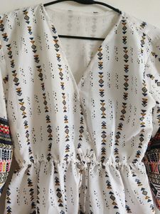 💖💖White Printed 👗