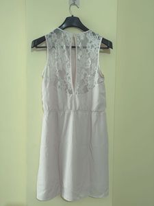 Pink Lace Detail Dress