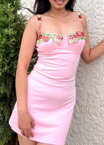 y2k flower dress