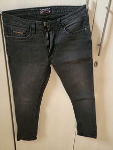 Charcoal Black Denim Jeans