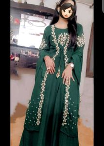 gown with shrug