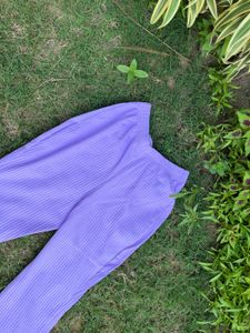 Lavender Bootcut Pants