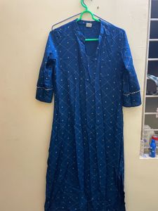 Navy Blue Kurta