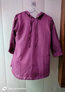 Purple Flower Girl Dress