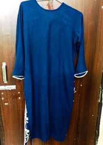 Embroidered Blue Kurti