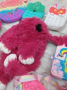 Poppet Bag And Furry Sling