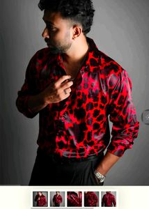 Mydesignation Red Leopard Shirt