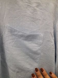 H&amp;M Textured Light Blue Shirt📘🎧