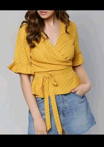 Harpa Mustard Yellow Top