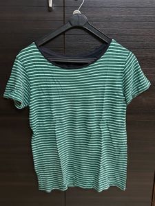 Striped Green Tee