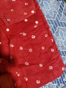 Red &amp; Blue Print suit set