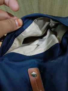 Calvin Klein Navy Blue Tote Bag