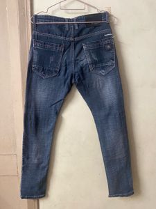 Dark Blue Denim Jeans