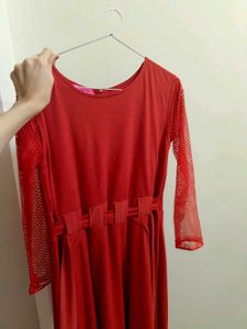 Red ♥️🍒 Hot Ethnic Long Top