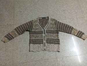 Vintage Patterned Cardigan