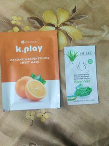 Combo Of Sheet Mask+ Nose Strip