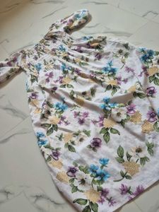 Floral Off-Shoulder Dress