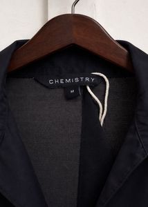 Stylish Black Satin Shirt with Gold Buttons