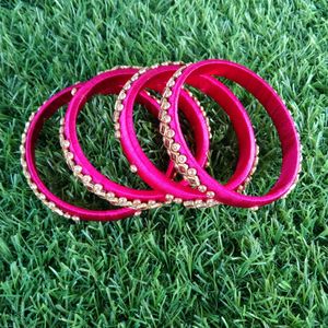 Subhapradam&#39;s Handcrafted Silk Thread Bangles