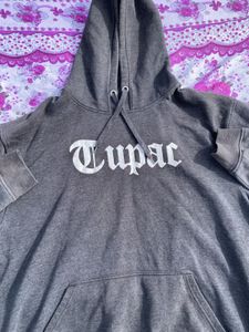 Tupac Graphic Baggy Hoodie