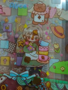set of 6 sheets Stickers