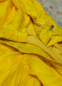 yellow pretty lehenga