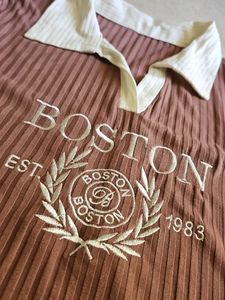 BOSTON Cute Crop Tshirt
