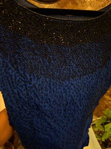 Navy Blue Festive Gown